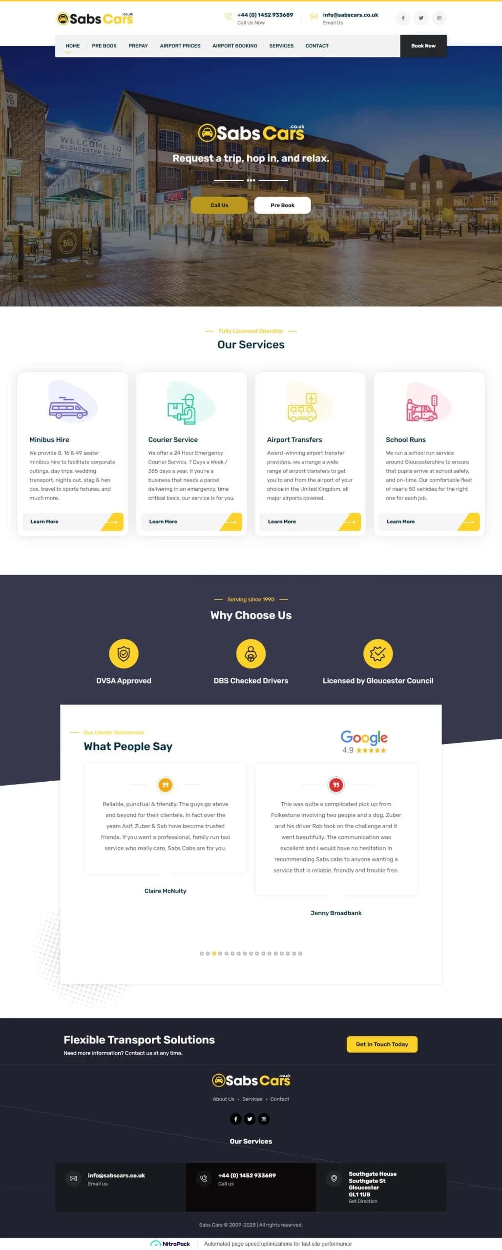 SabsCars website design and development by Avijit Hazra